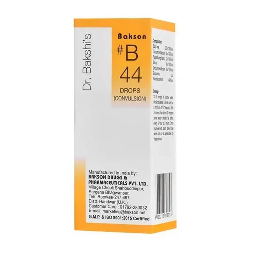 Buy Bakson's B44 Convulsion Drop Online - OLRAA Indian Snacks