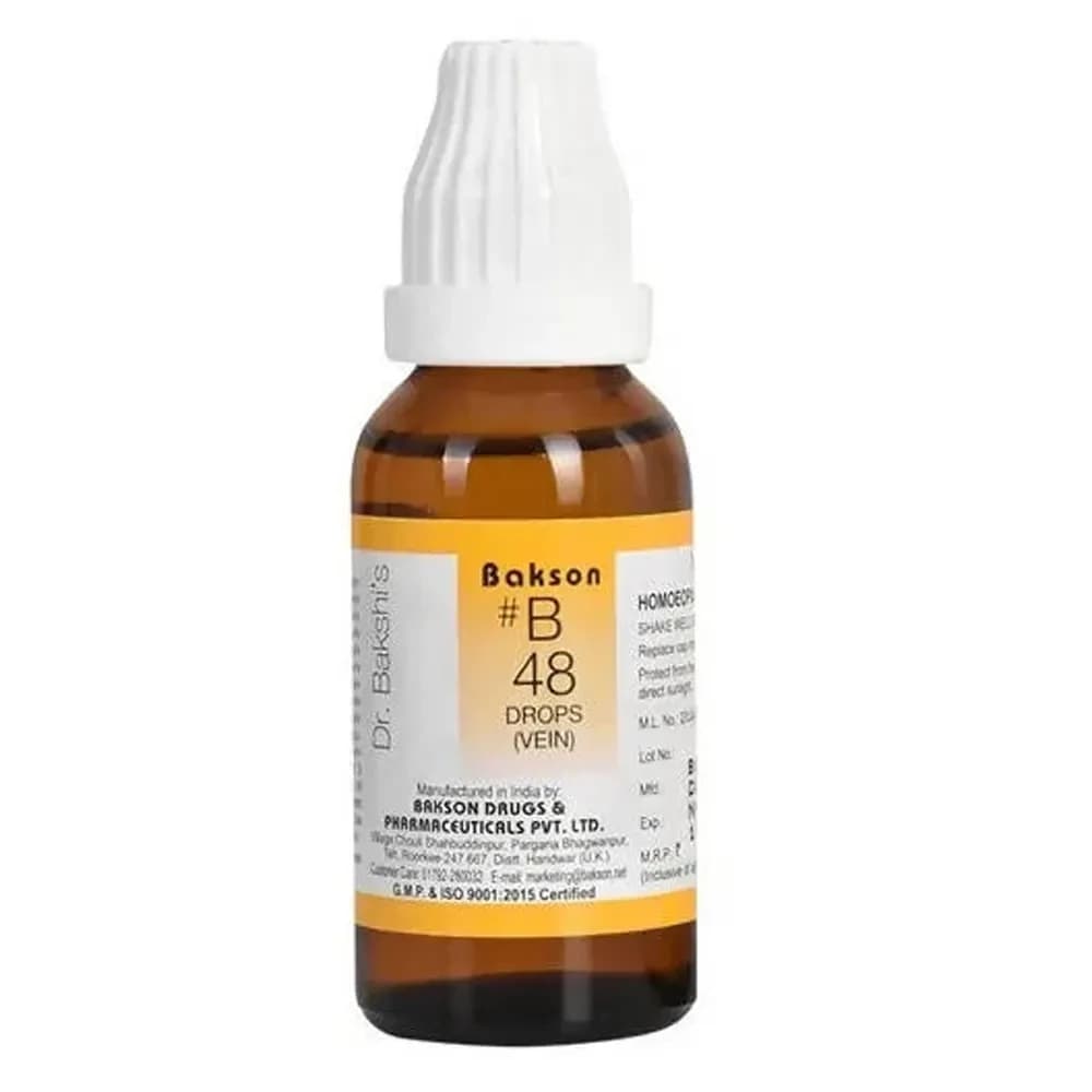 Buy Bakson's B48 Vein Drop Online - OLRAA Indian Snacks