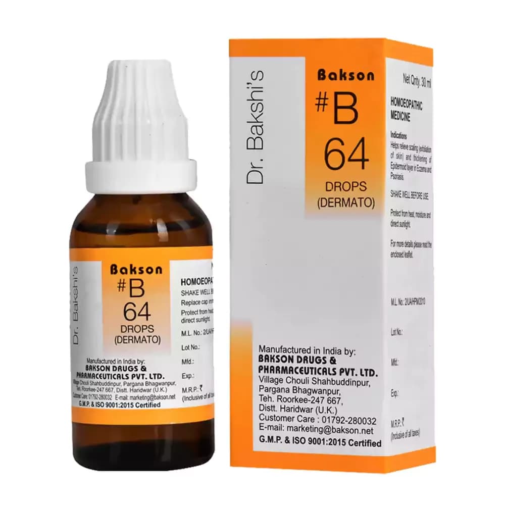 Buy Bakson's B64 Dermato Drop Online - OLRAA Indian Snacks
