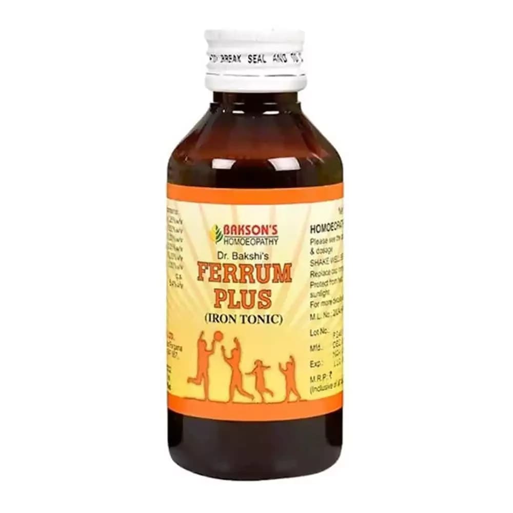 Buy Bakson's Ferrum Plus Iron Tonic Online - OLRAA Indian Snacks