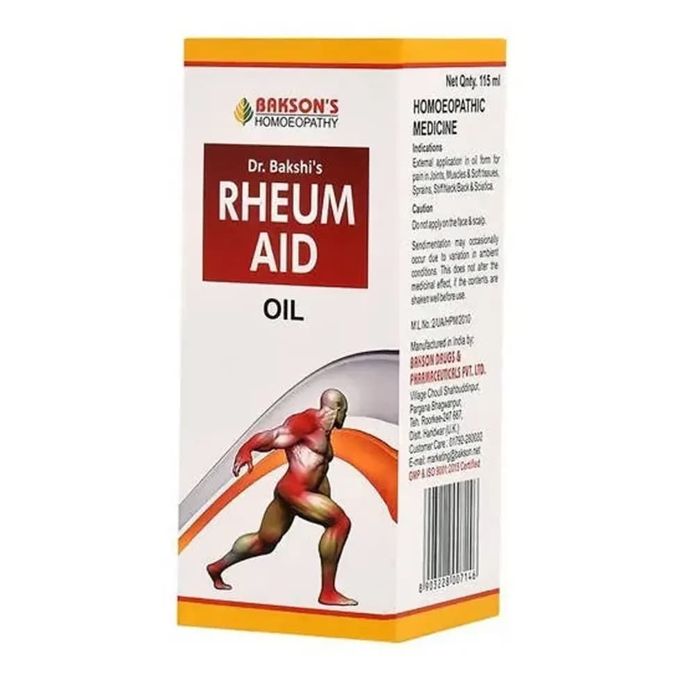 Buy Bakson's Rheum Aid Oil  Online - OLRAA Indian Snacks