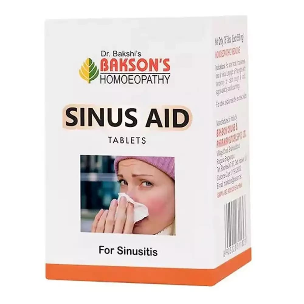Buy Bakson's Sinus Aid Tablet Online - OLRAA Indian Snacks