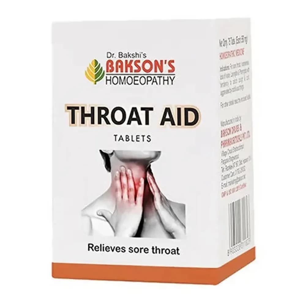 Buy Bakson's Throat Aid Tablet Online - OLRAA Indian Snacks