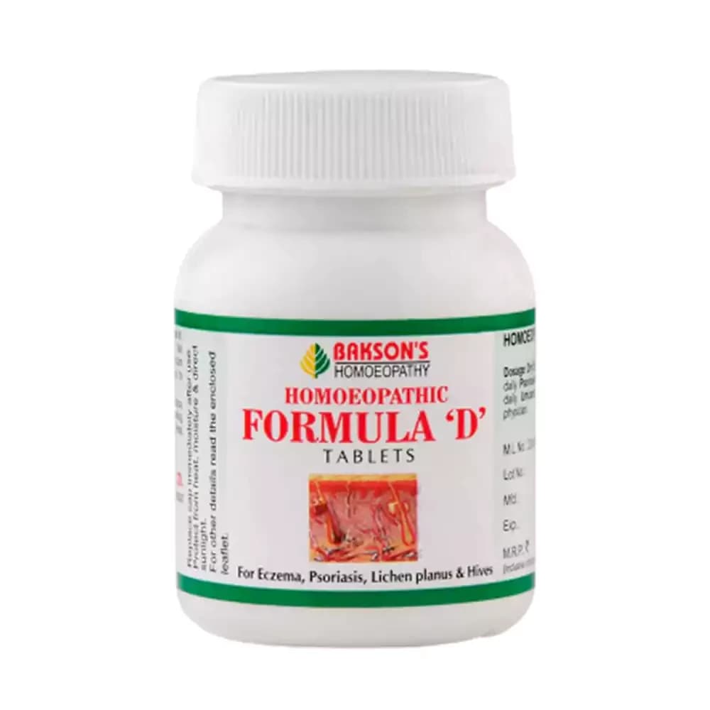 Buy Bakson's Formula D Tablet Online - OLRAA Indian Snacks
