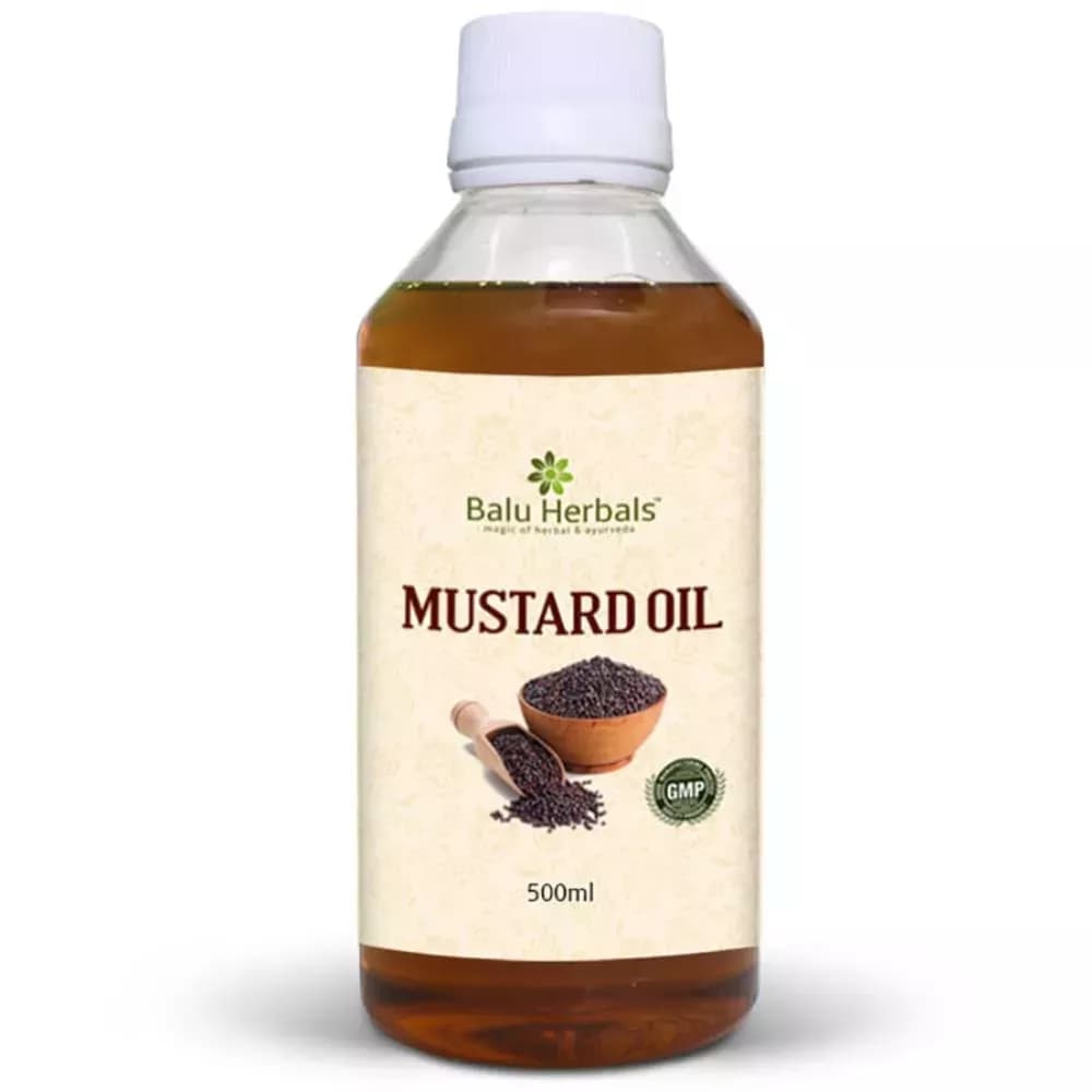 Buy Balu Herbals Ava (Mustard) Oil Online - OLRAA Indian Snacks