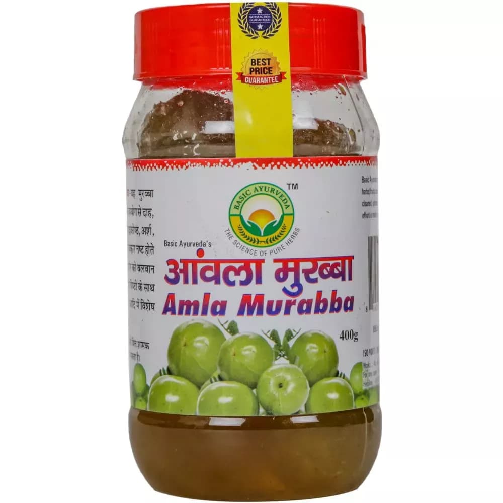 Buy Basic Ayurveda Aamla Murabba Online - OLRAA Indian Snacks