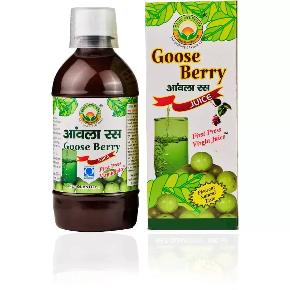 Buy Basic Ayurveda Amla Juice (Goose Berry) Online - OLRAA Indian Snacks