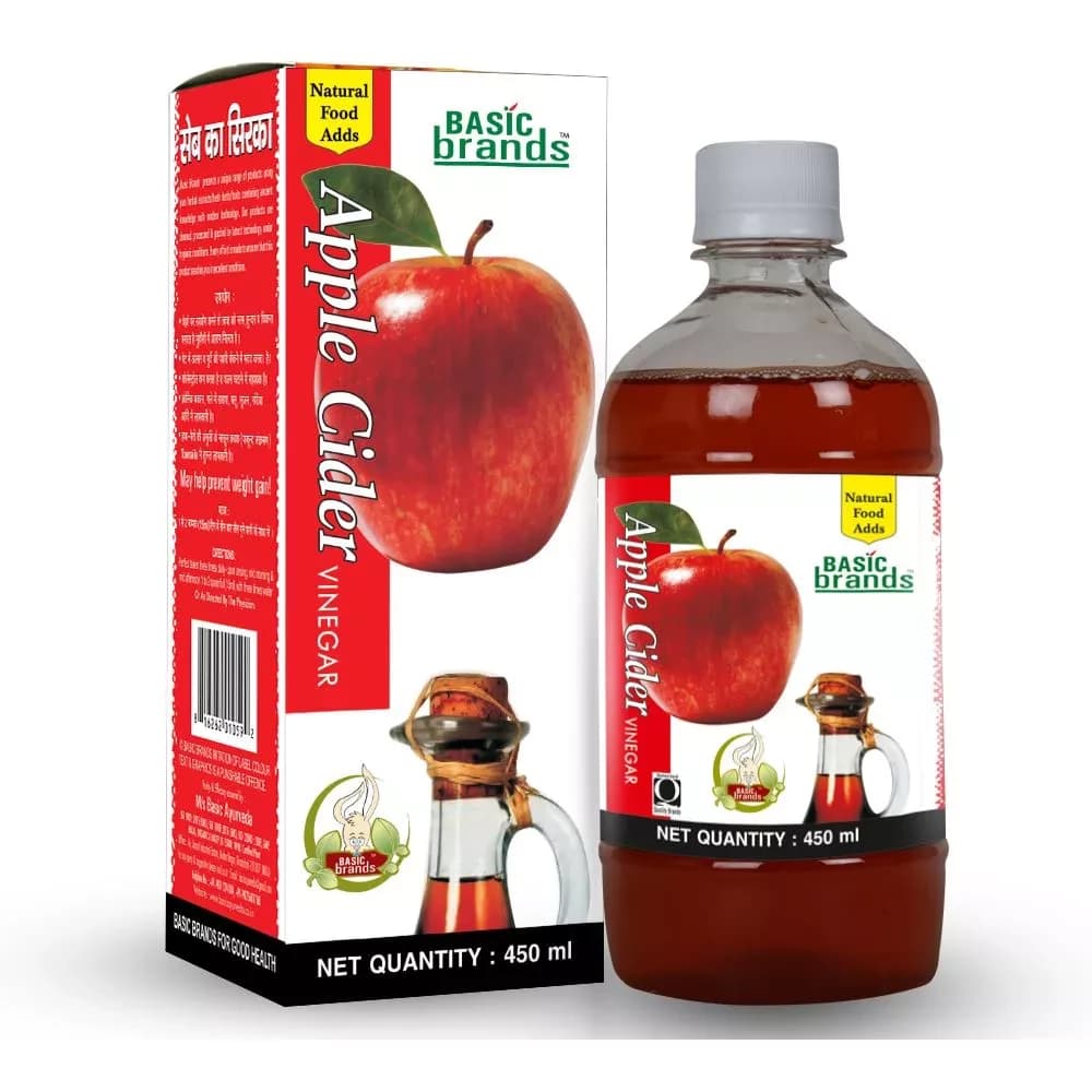Buy Basic Ayurveda Apple Cider Vinegar Online - OLRAA Indian Snacks