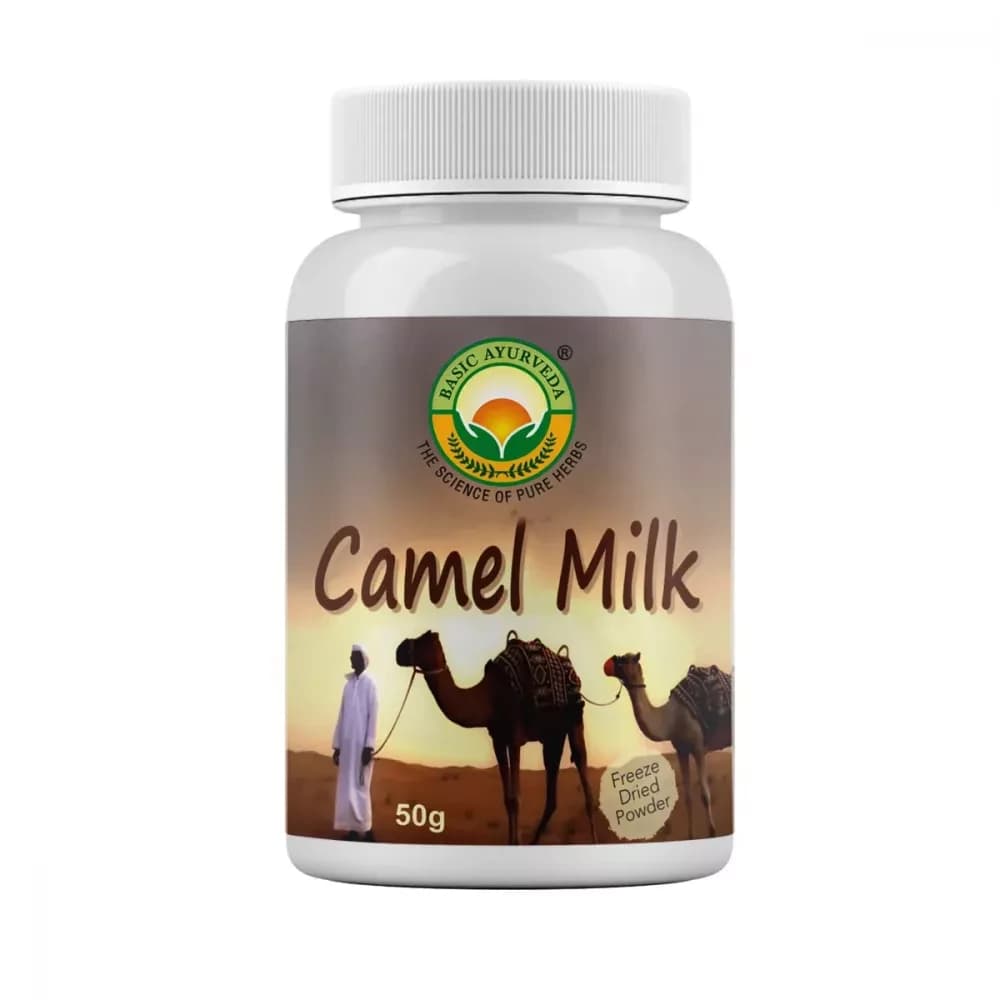 Buy Basic Ayurveda Camel Milk Powder Online - OLRAA Indian Snacks