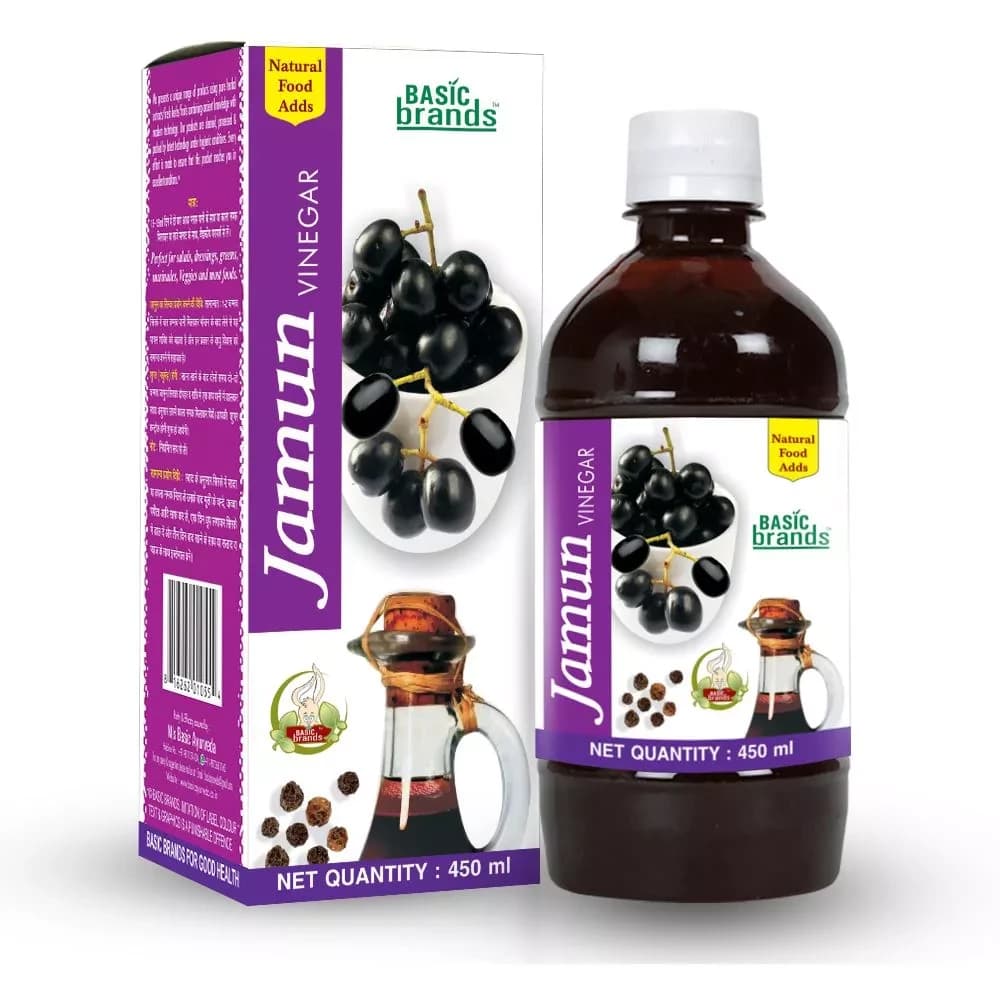 Buy Basic Ayurveda Jamun Vinegar Online - OLRAA Indian Snacks