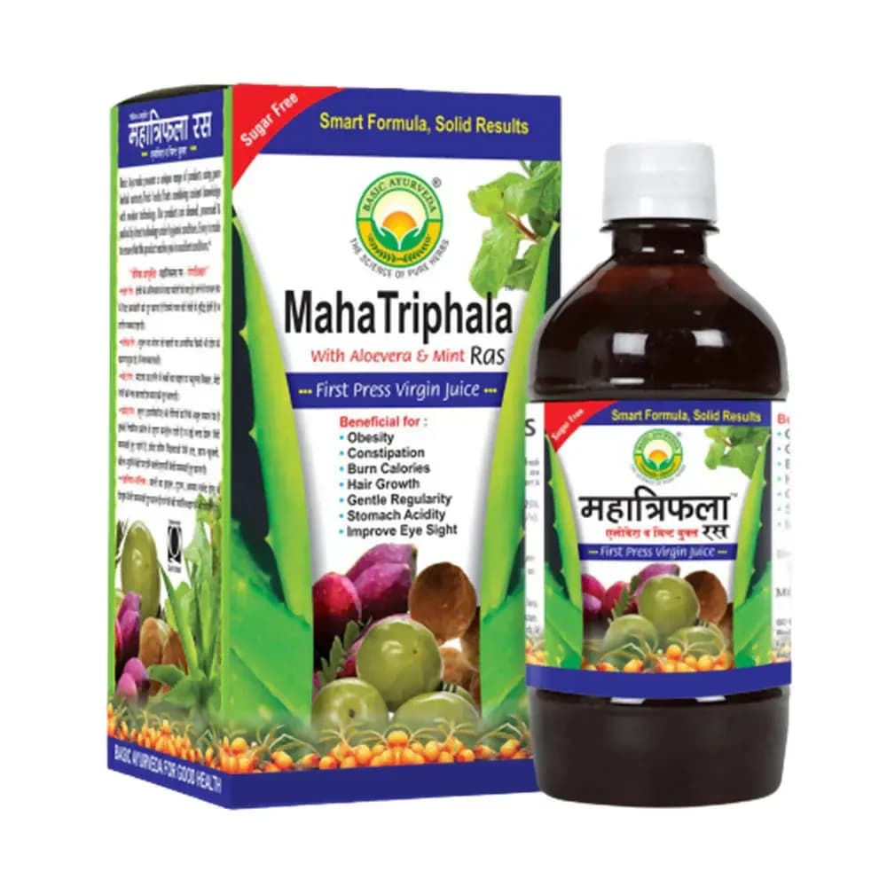 Buy Basic Ayurveda Mahatriphala Ras Online - OLRAA Indian Snacks