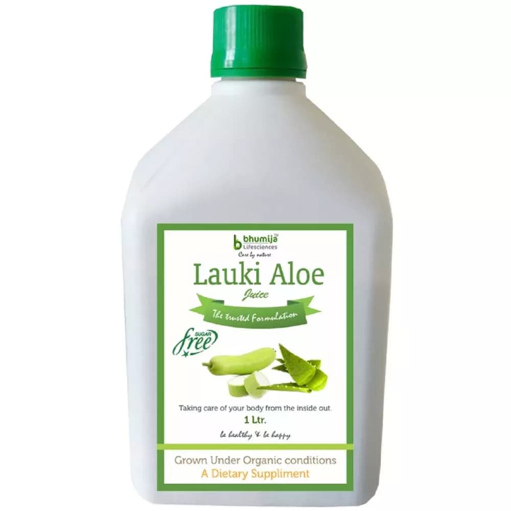 Buy Bhumija Lauki Aloe Vera Juice Online - OLRAA Indian Snacks