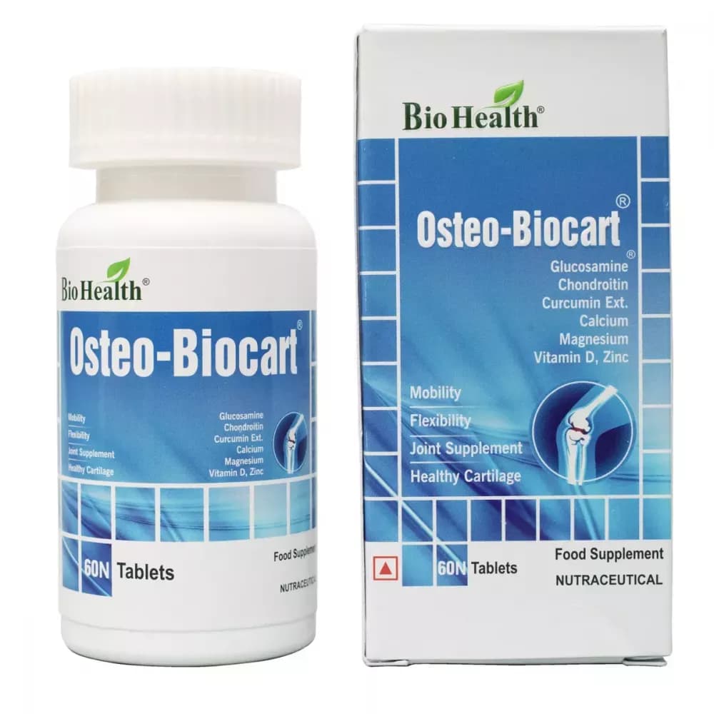 Buy Bio Health Osteo Biocart Tablets Online - OLRAA Indian Snacks