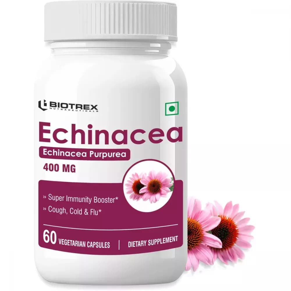 Buy Biotrex Echinacea 400 Mg Veg Capsules Online - OLRAA Indian Snacks