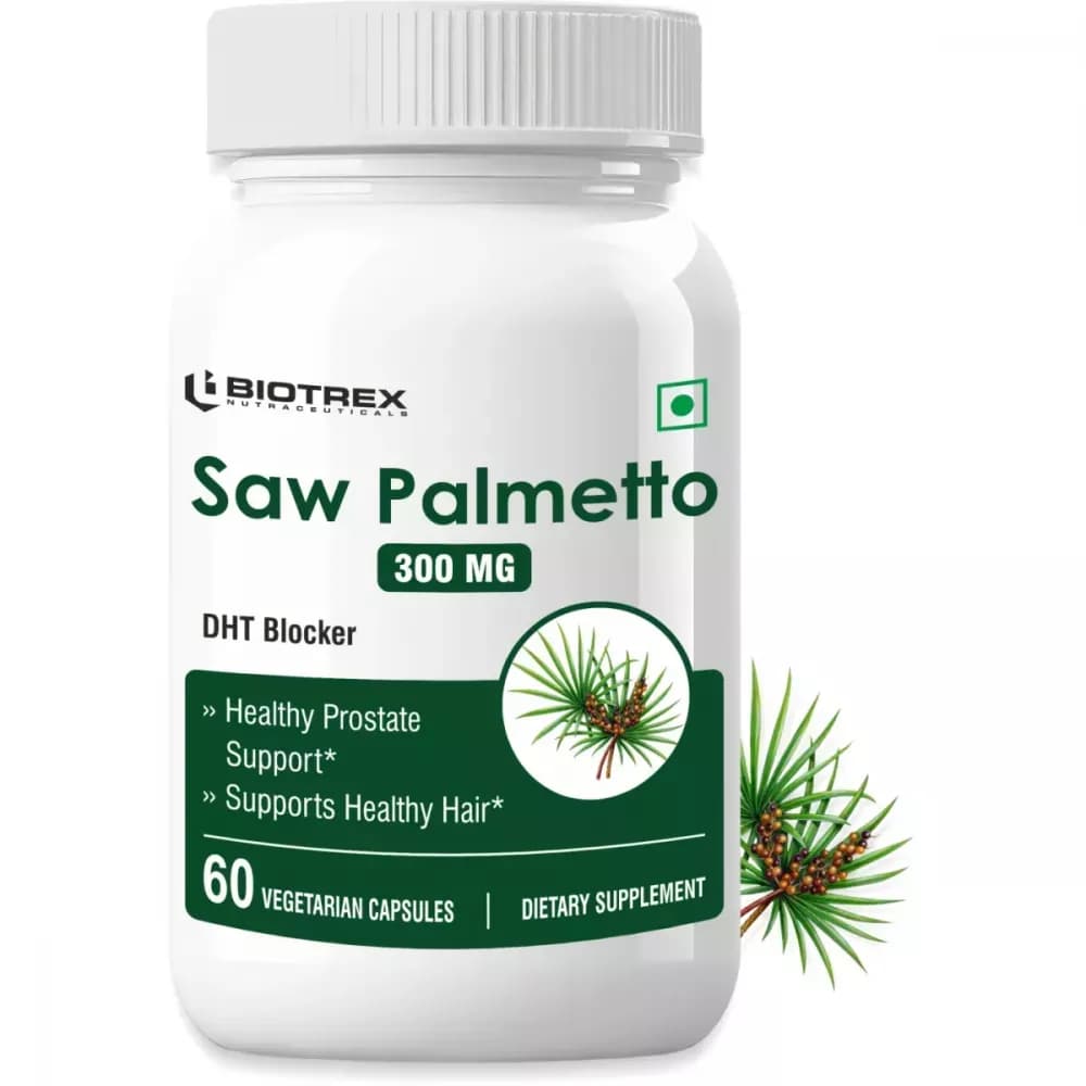 Buy Biotrex Saw Palmetto 300 Mg Capsule Online - OLRAA Indian Snacks