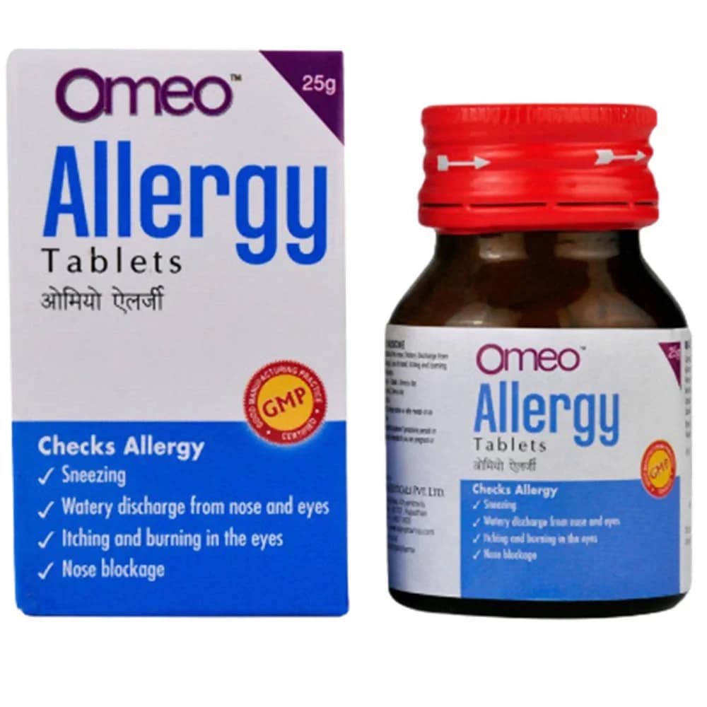 Buy Bjain Omeo Allergy Tablet Online - OLRAA Indian Snacks