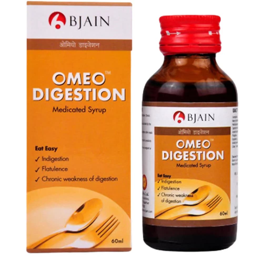 Buy Bjain Omeo Digestion syrup  Online - OLRAA Indian Snacks
