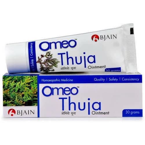 Buy Bjain Omeo Thuja Ointment Online - OLRAA Indian Snacks