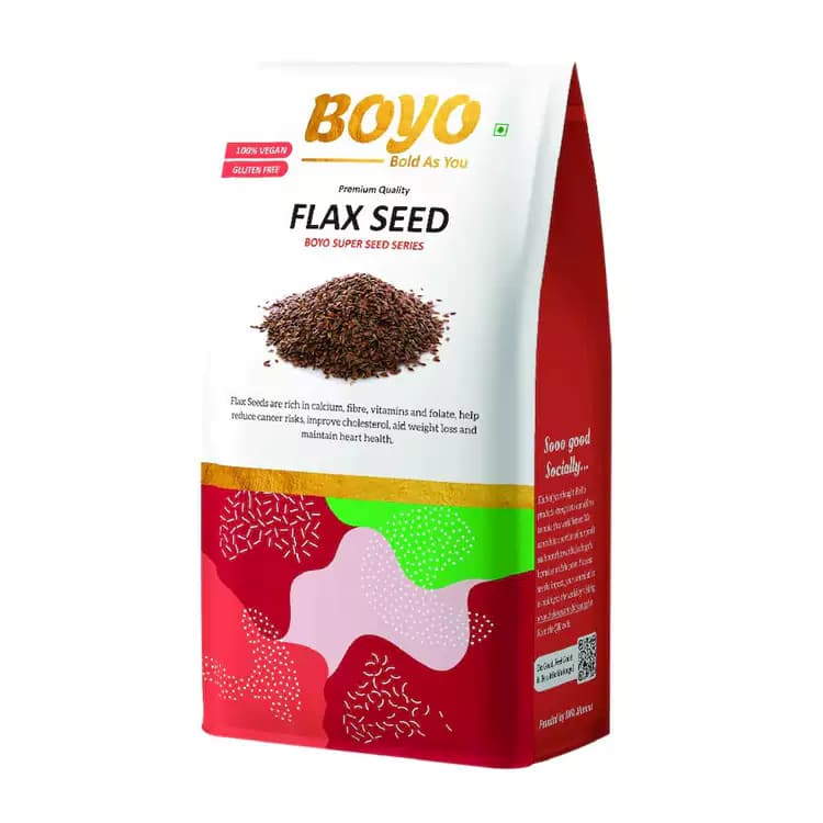 Buy Boyo Raw Flax Seeds Online - OLRAA Indian Snacks