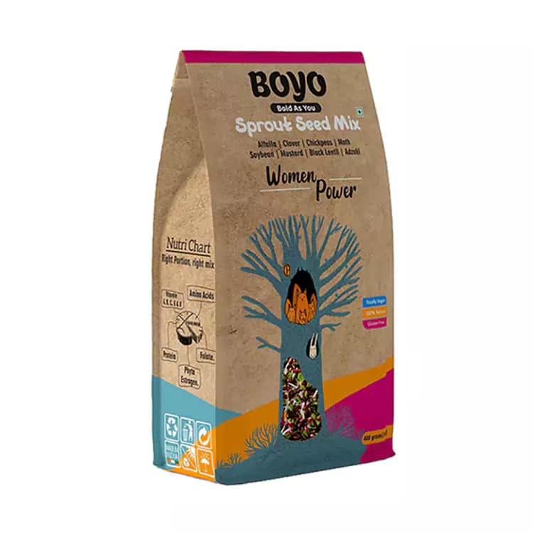 Buy Boyo Women Power Sprout Seed Mix Online - OLRAA Indian Snacks