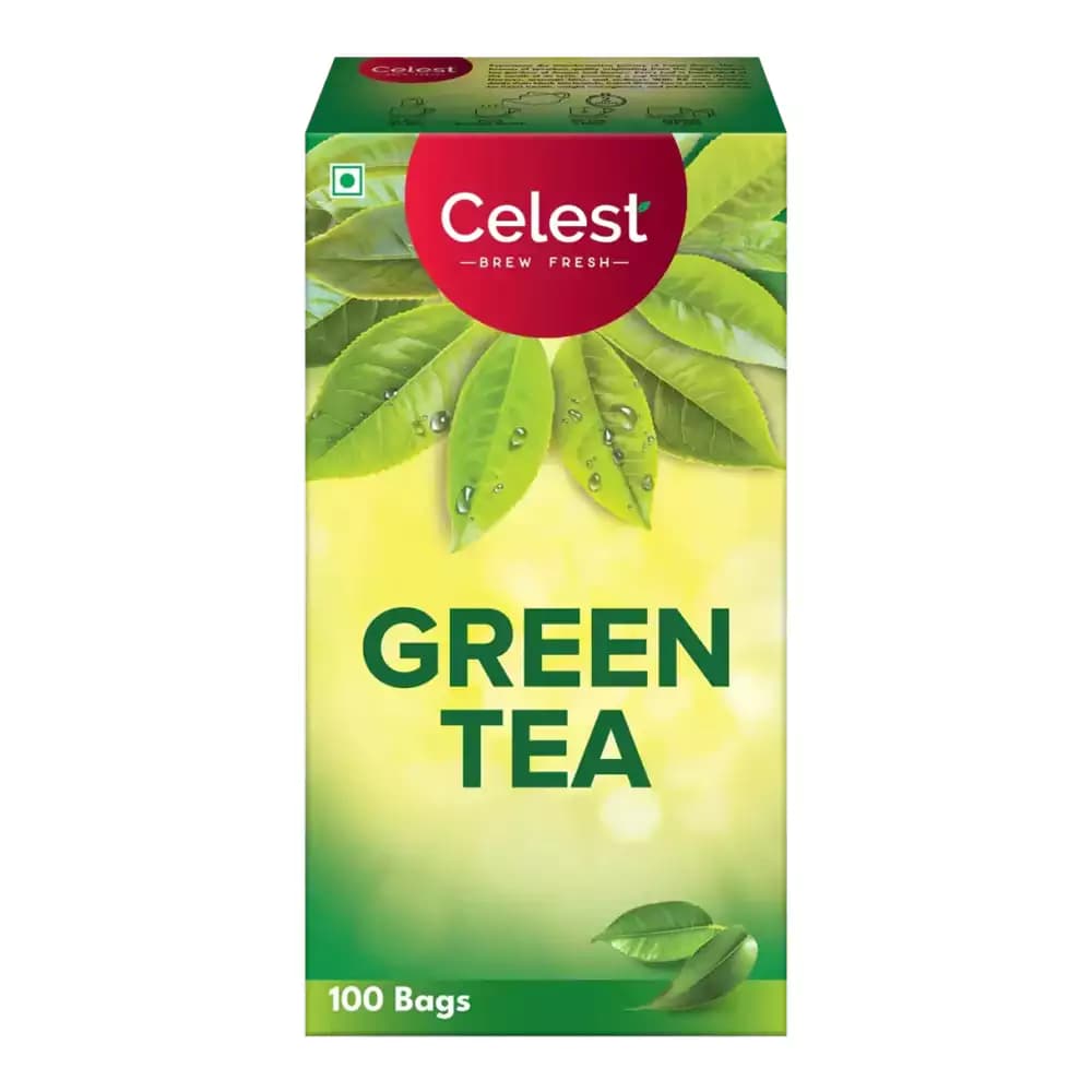 Buy Celest Green Tea Bags Online - OLRAA Indian Snacks