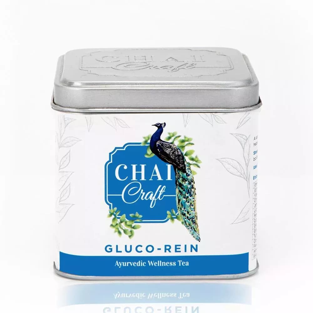 Buy Chai Craft Gluco Rein Herbal Green Tea Online - OLRAA Indian Snacks