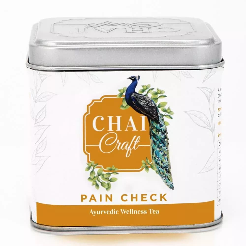 Buy Chai Craft Pain Check Herbal Green Tea Online - OLRAA Indian Snacks