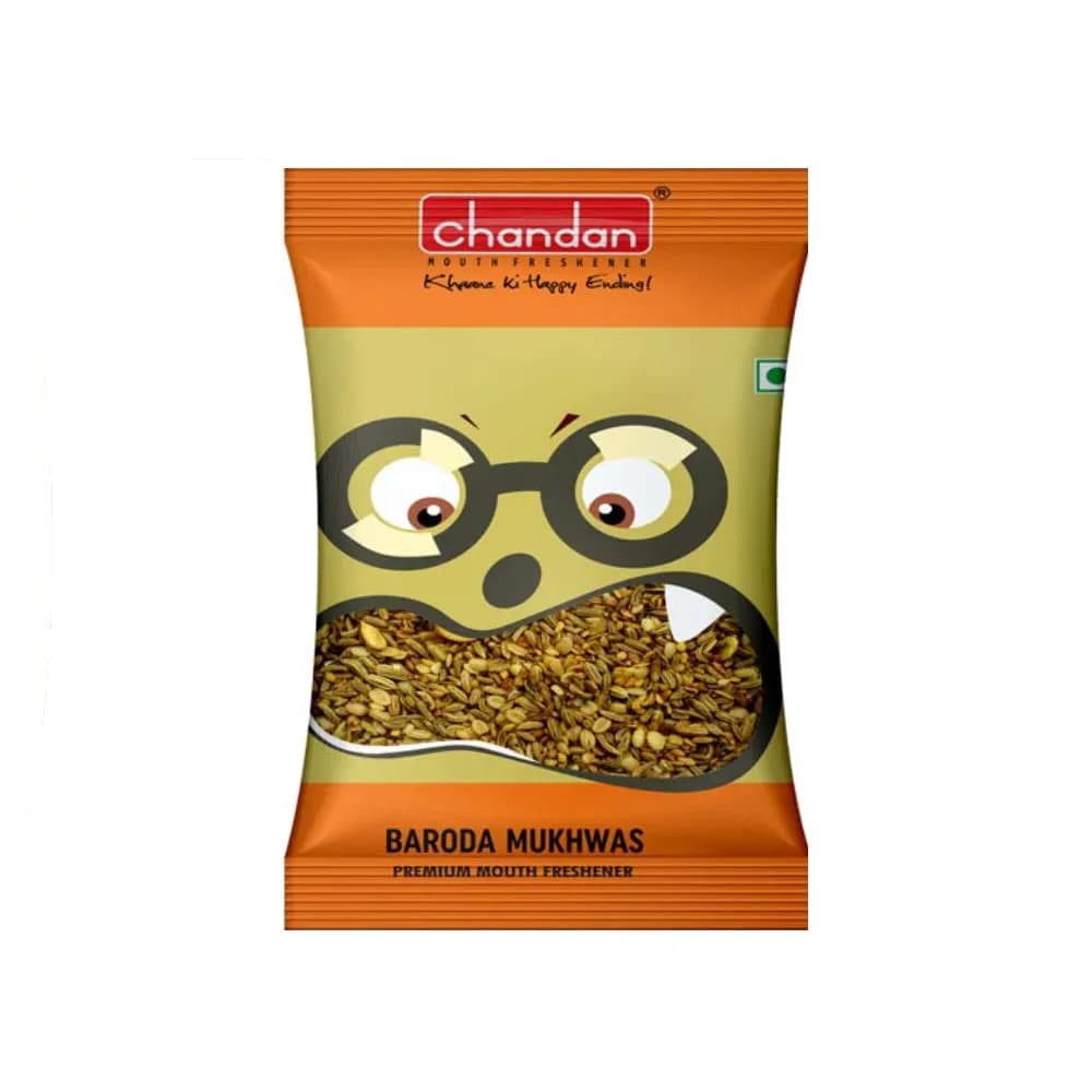 Buy Chandan Mukhwas Baroda Mukhwas Online - OLRAA Indian Snacks