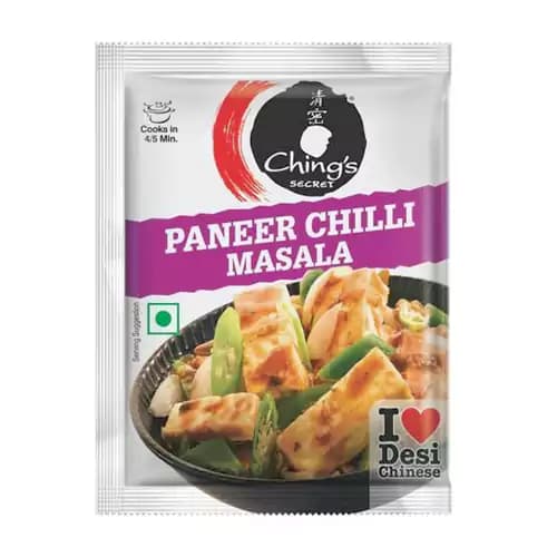 Buy Ching's Secret Paneer Chilli Masala Online - OLRAA Indian Snacks