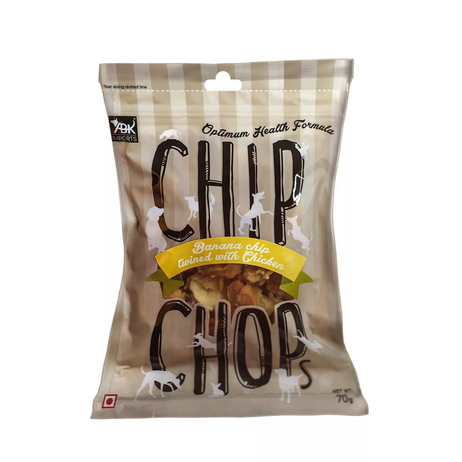 Buy Chip Chops Dog Treats-Banana Chicken Online - OLRAA Indian Snacks