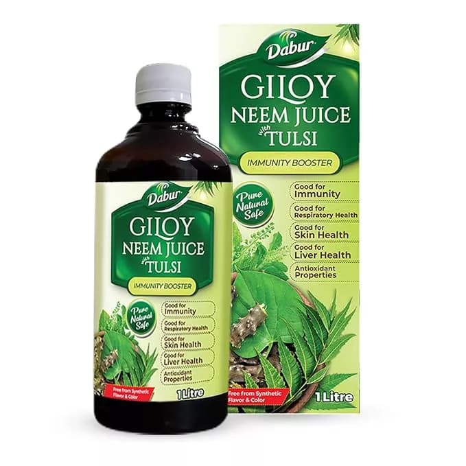 Buy Dabur Giloy Neem Tulsi Juice Online - OLRAA Indian Snacks
