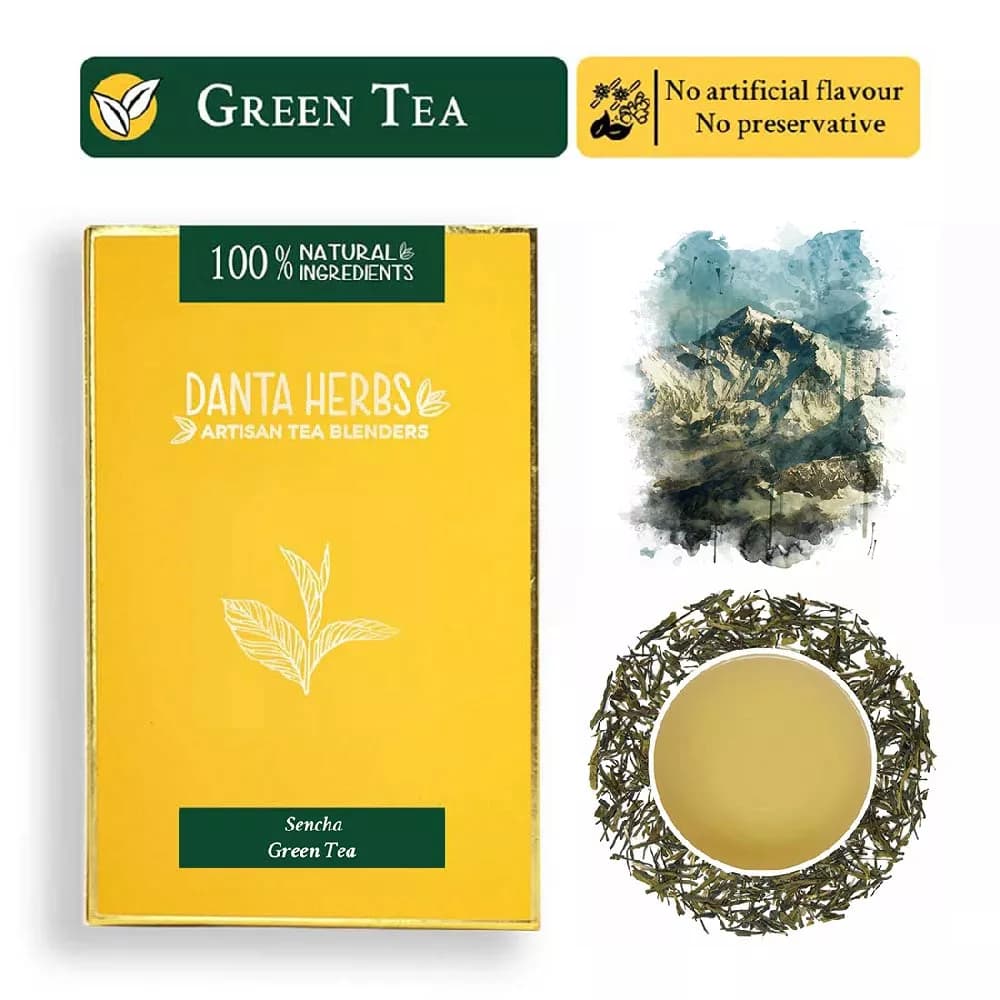 Buy Danta Herbs Sencha Green Tea Online - OLRAA Indian Snacks