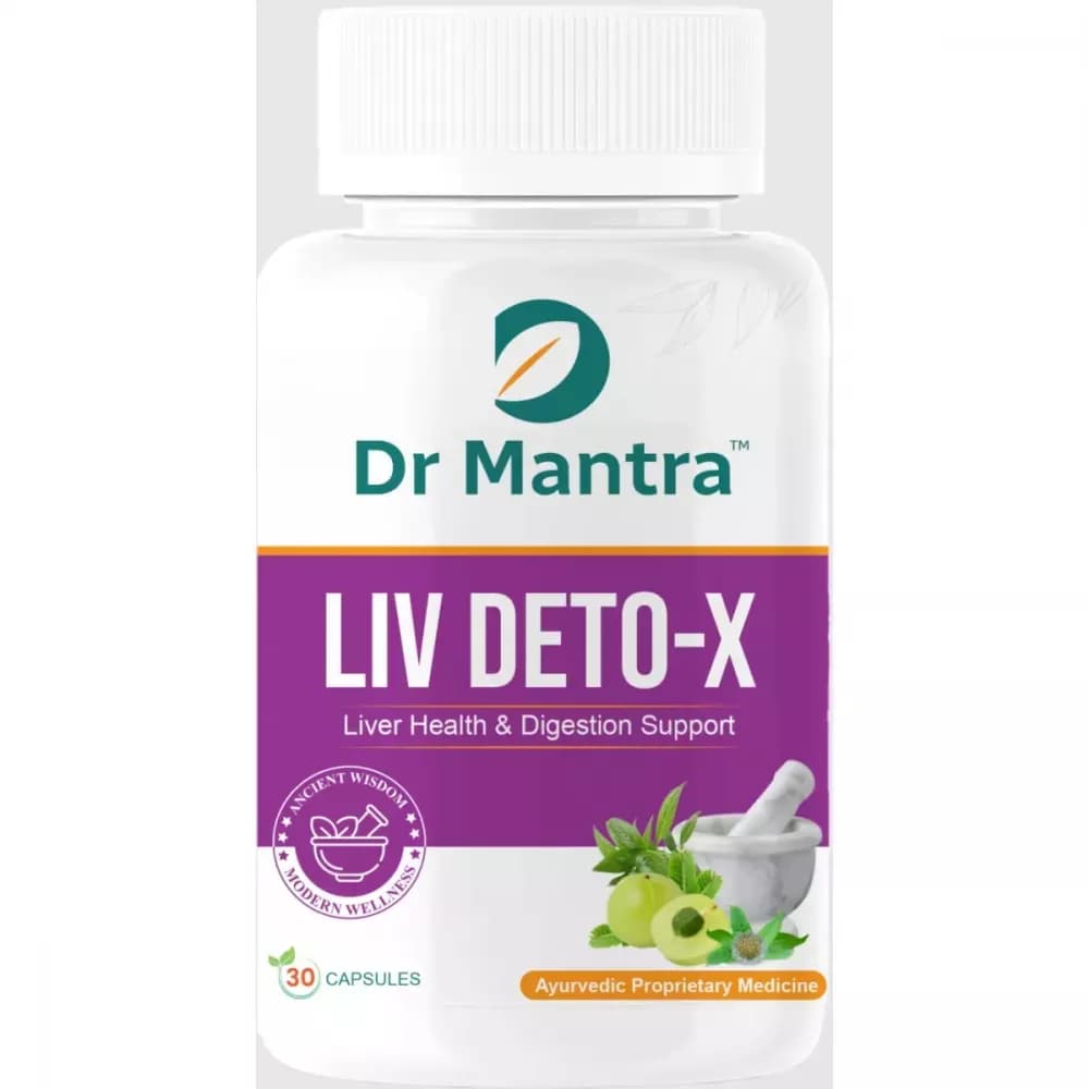 Buy Dr Mantra Liver Detox Capsules Online - OLRAA Indian Snacks