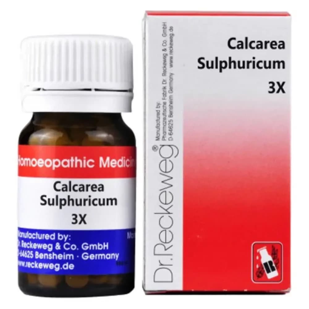 Buy Dr. Reckeweg Calcarea Sulphuricum Tablet Online - OLRAA Indian Snacks
