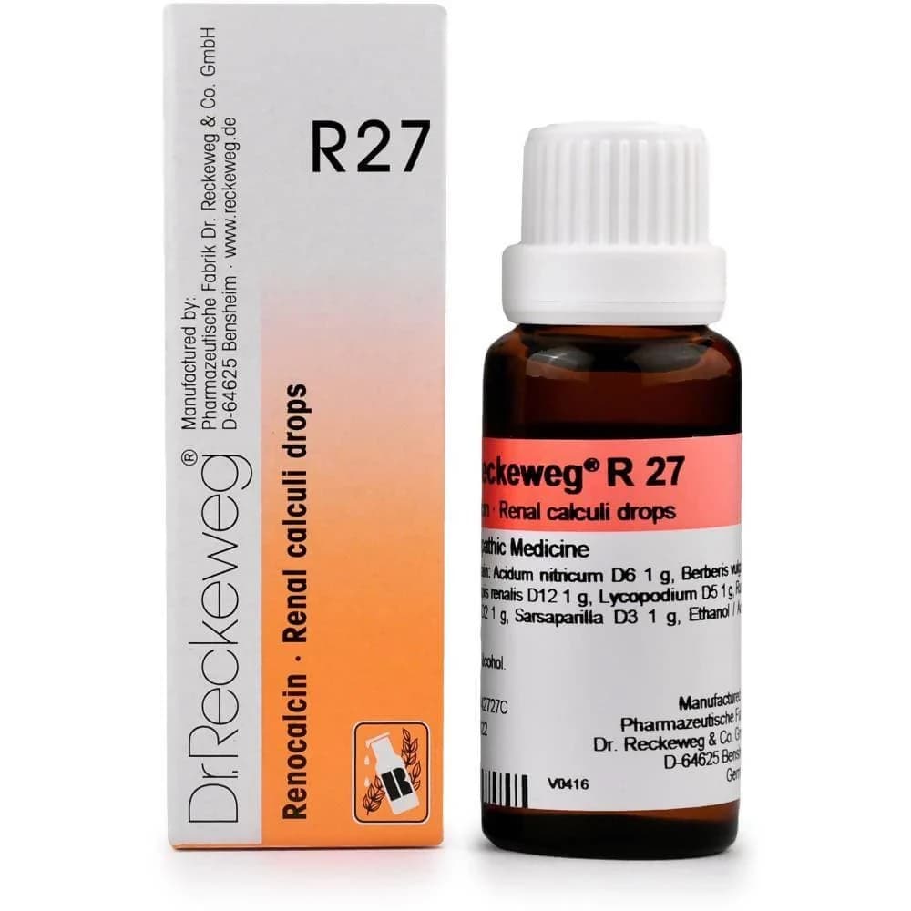 Dr. Reckeweg R27 Renal Calculi Drop -  - OLRAA Indian Snacks