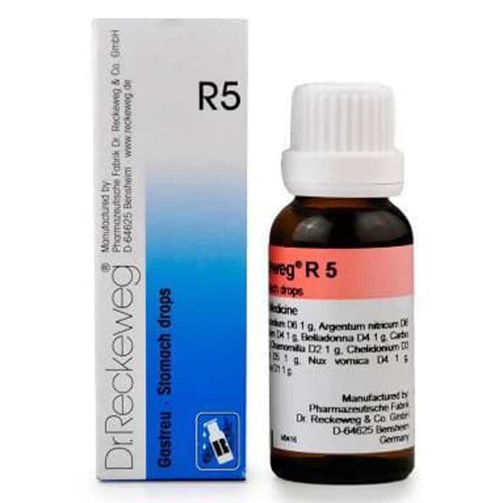 Buy Dr. Reckeweg R5 Gastreu Stomach Drop Online - OLRAA Indian Snacks