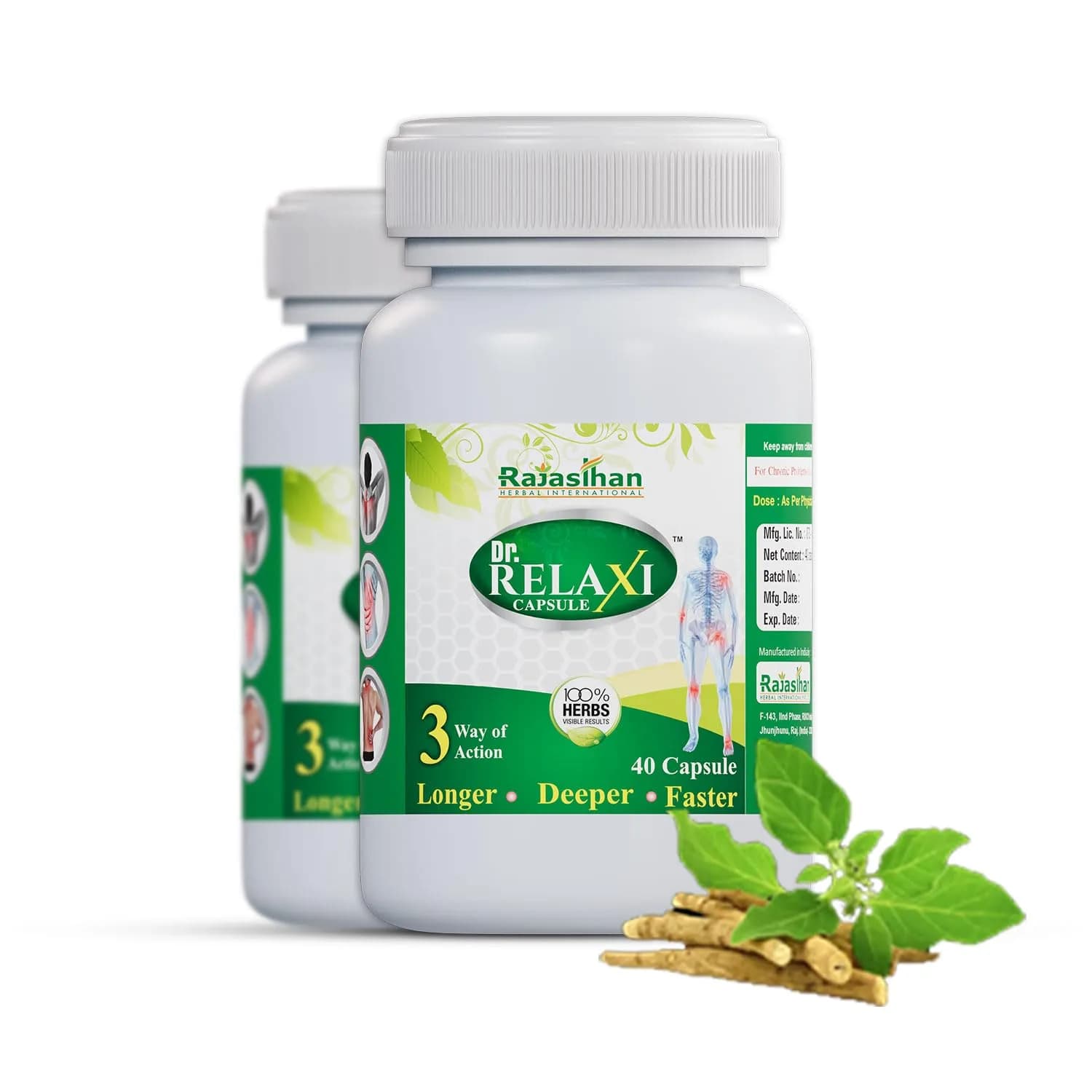 Buy Dr Relaxi Capsules For Joints Pain Relief Online - OLRAA Indian Snacks