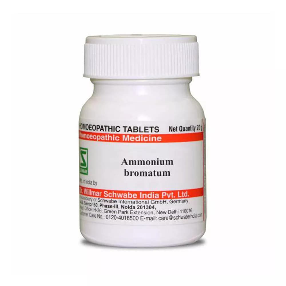 Buy Dr. Willmar Schwabe India Ammonium Bromatum Tablet Online - OLRAA Indian Snacks