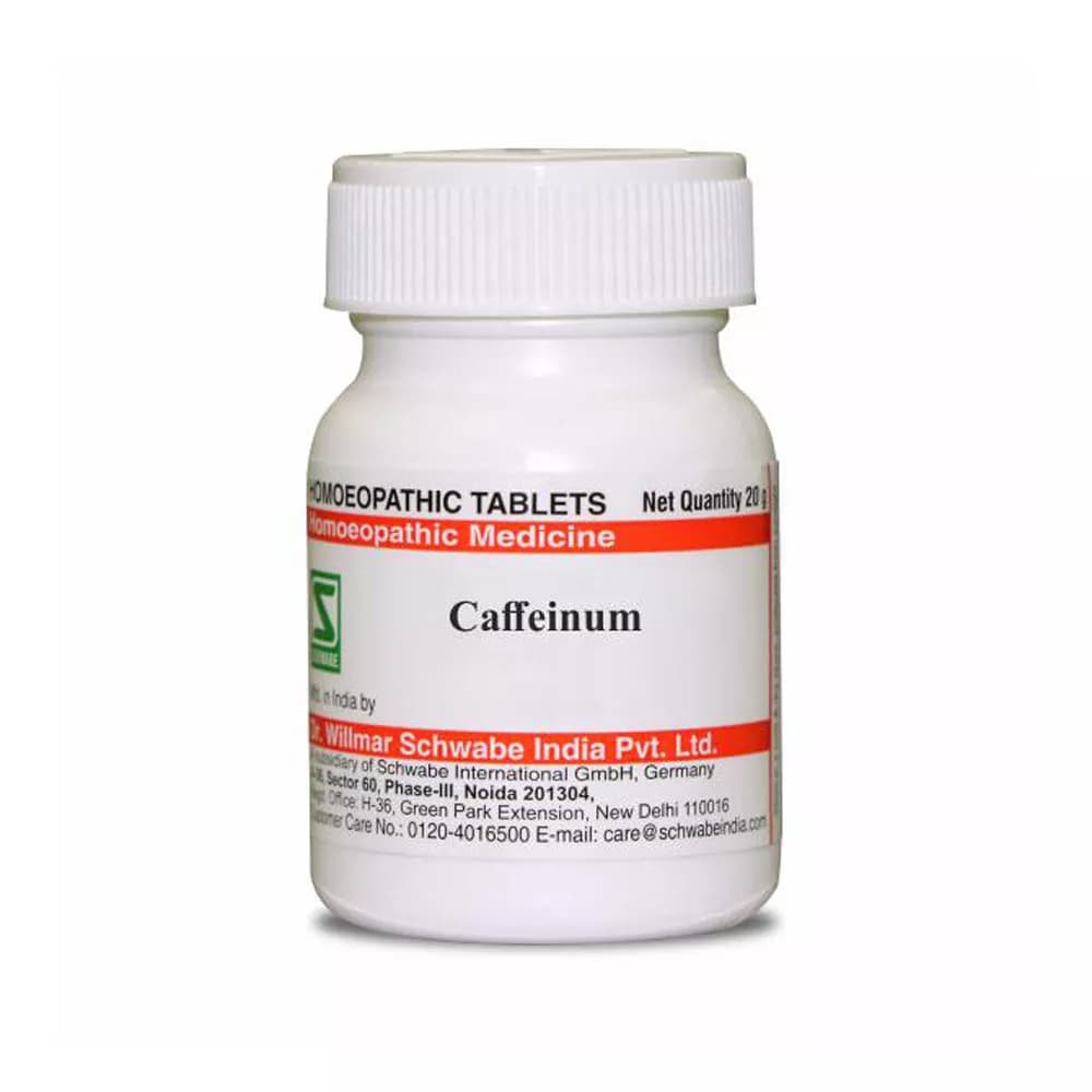 Buy Dr. Willmar Schwabe India Caffeinum Tablet Online - OLRAA Indian Snacks