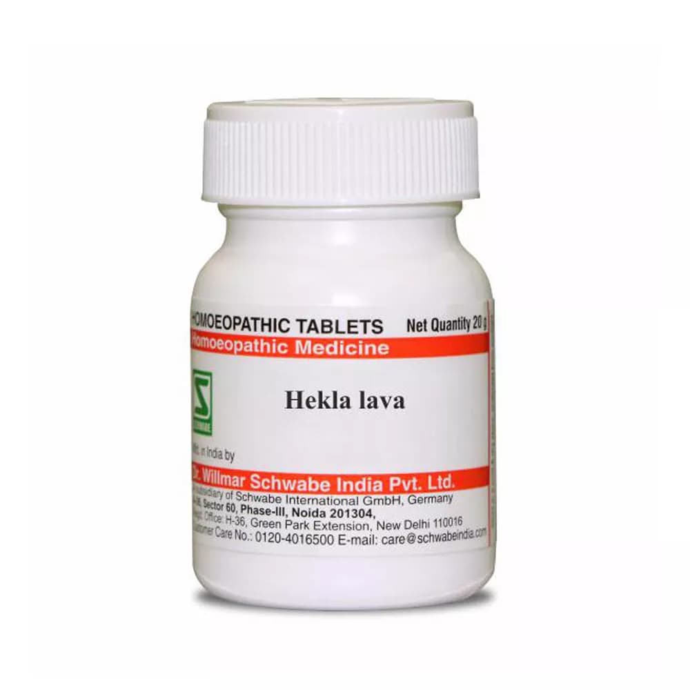 Buy Dr. Willmar Schwabe India Hekla lava Tablet Online - OLRAA Indian Snacks