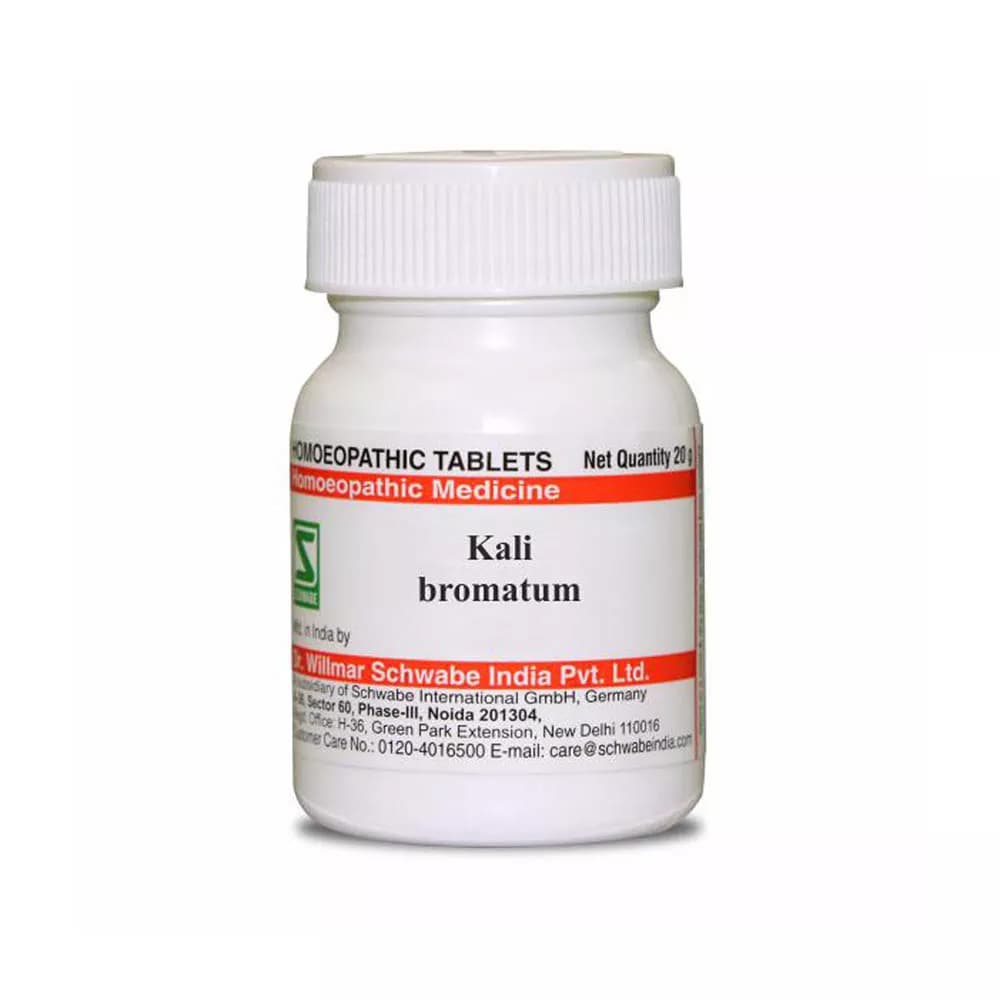 Buy Dr. Willmar Schwabe India Kali Bromatum Tablet Online - OLRAA Indian Snacks
