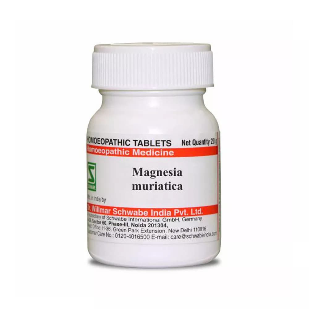 Buy Dr. Willmar Schwabe India Magnesia Muriatica Tablet Online - OLRAA Indian Snacks