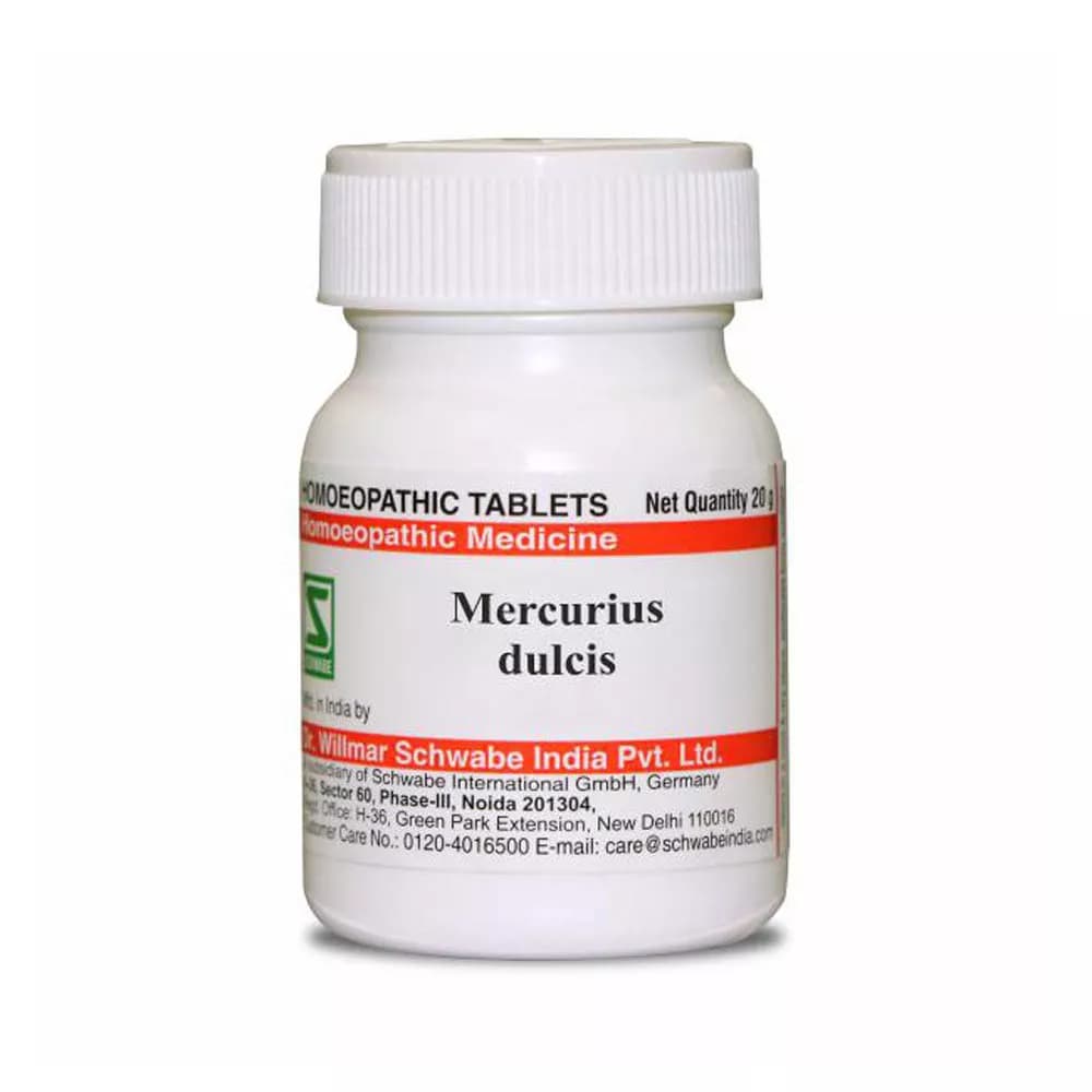 Buy Dr. Willmar Schwabe India Mercurius Dulcis Tablet Online - OLRAA Indian Snacks