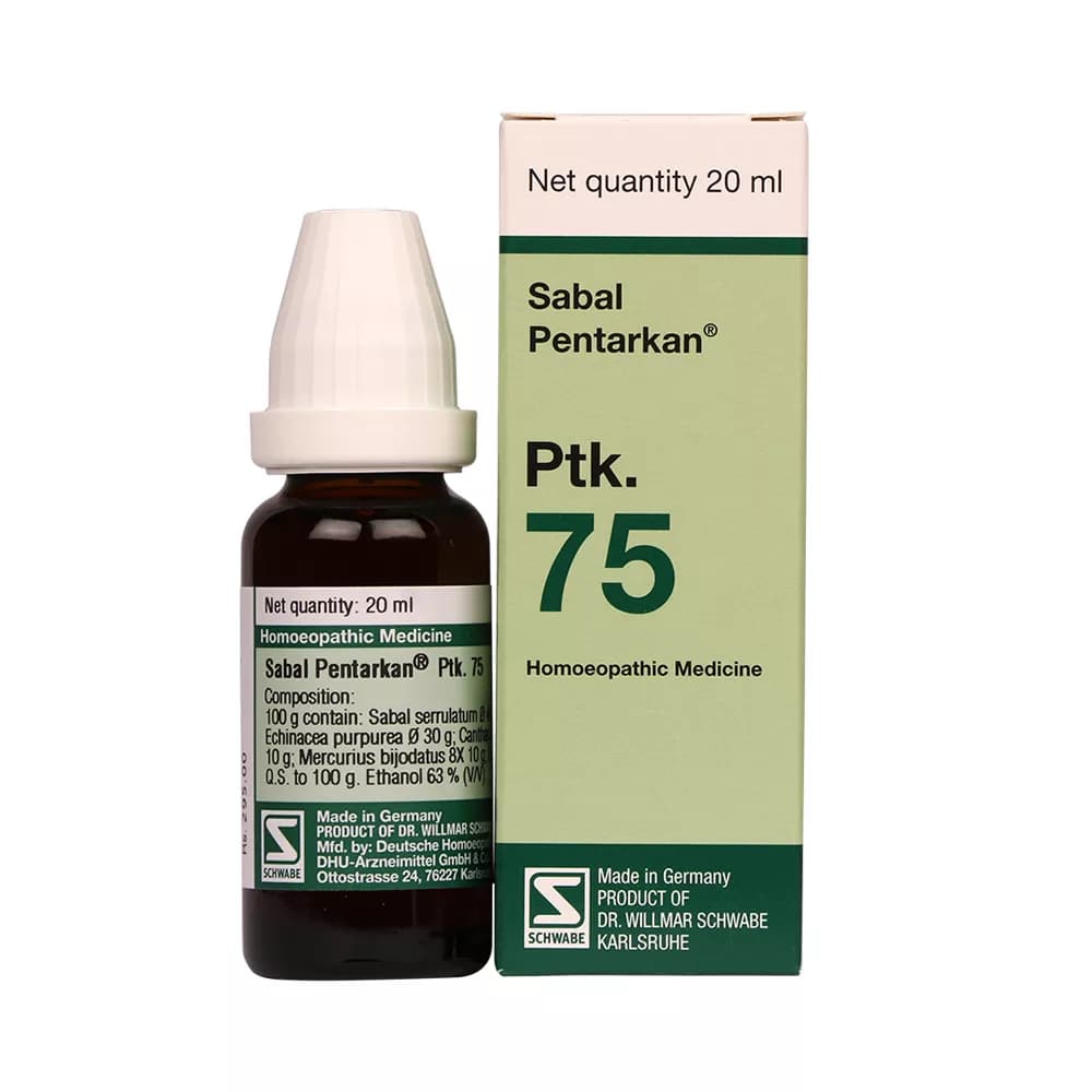Buy Dr. Willmar Schwabe Germany Sabal Pentarkan Ptk. 75 Drop Online - OLRAA Indian Snacks