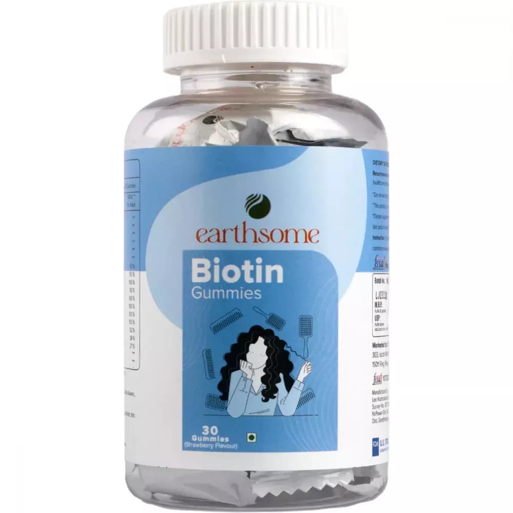 Buy Earthsome Biotin Gummies Online - OLRAA Indian Snacks