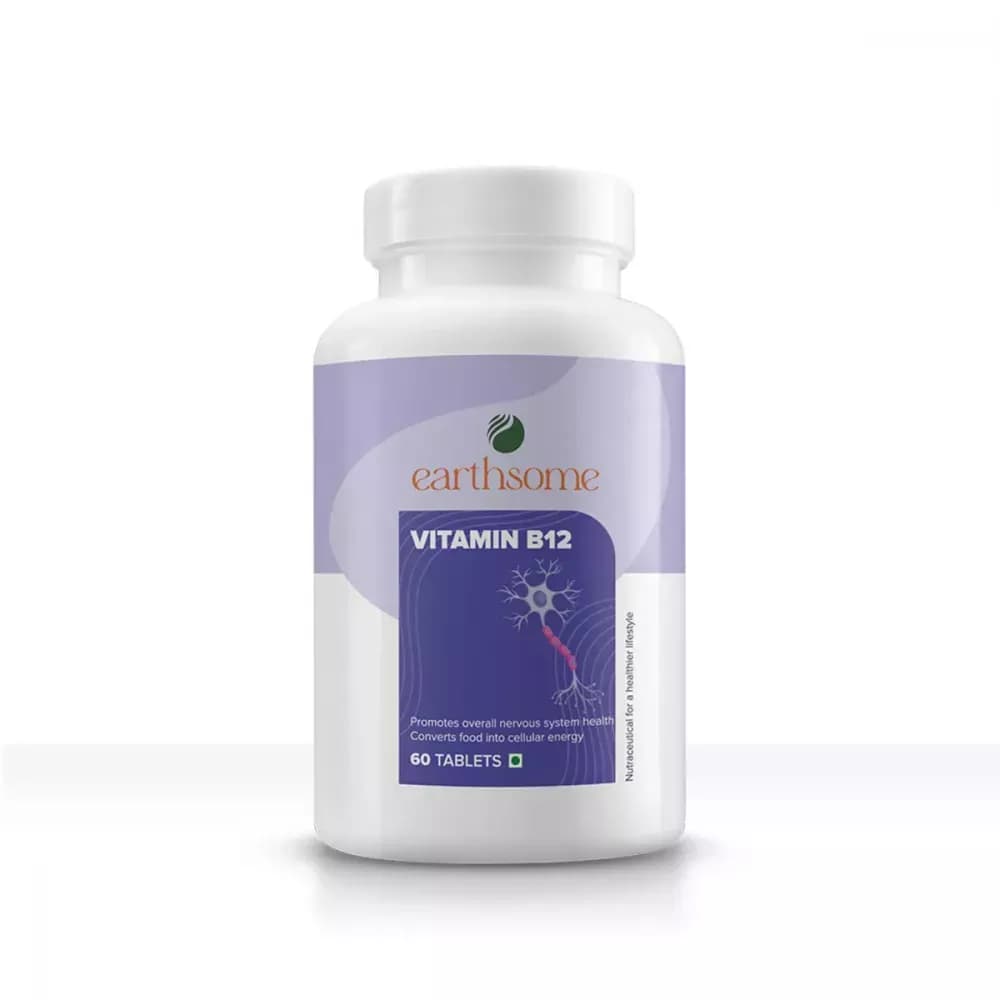 Buy Earthsome Vitamin B12 Tablets Online - OLRAA Indian Snacks