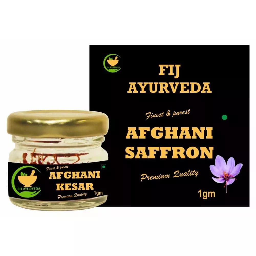 Buy Fij Ayurveda Afghani Saffron Online - OLRAA Indian Snacks