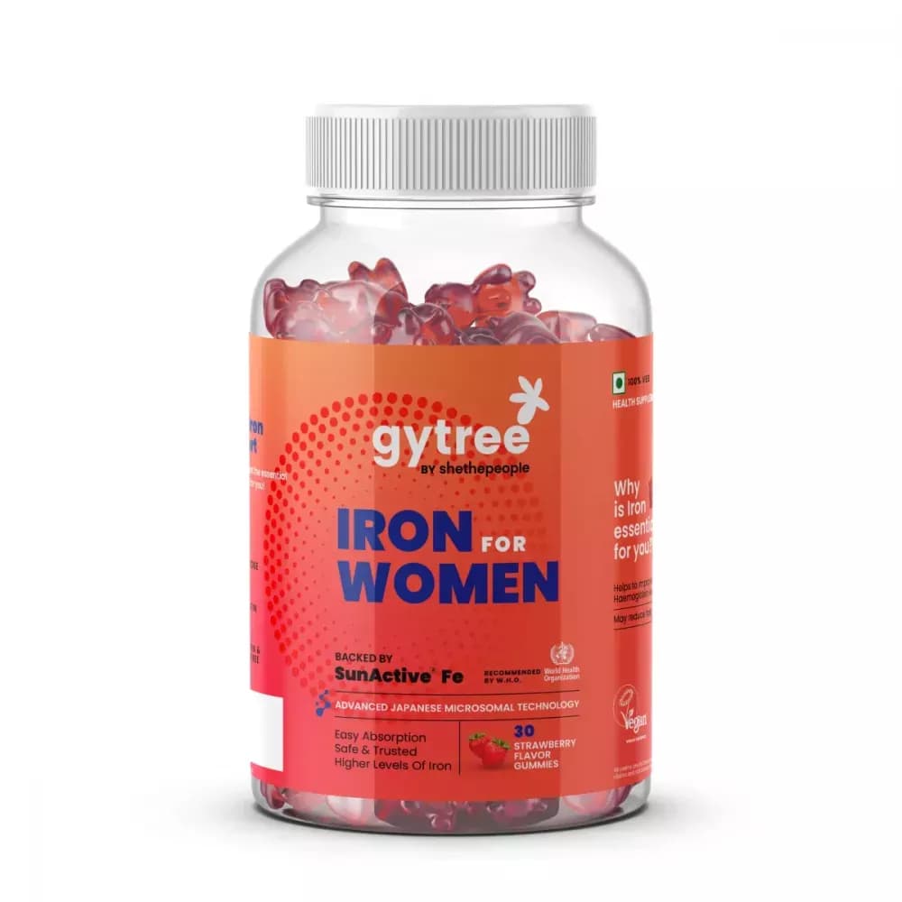 Buy Gytree Iron For Women Gummies Online - OLRAA Indian Snacks