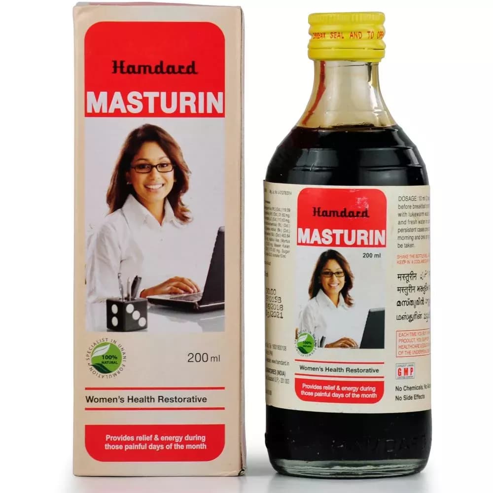 Buy Hamdard Masturin Syrup Online - OLRAA Indian Snacks