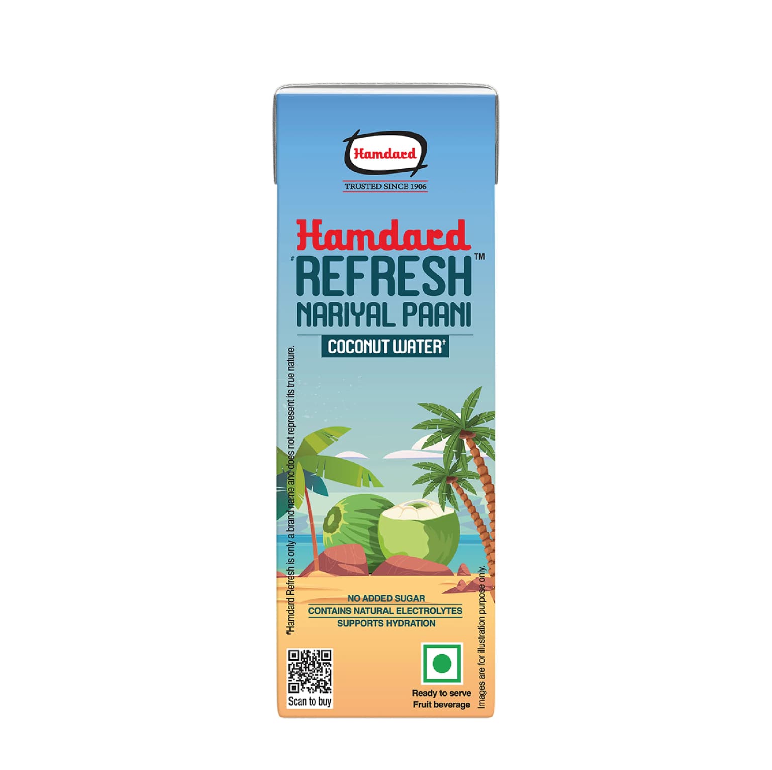 Buy Hamdard Refresh Nariyal Paani Online - OLRAA Indian Snacks